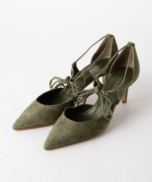 FABIO RUSCONI（ファビオルスコーニ）の「###[ファビオ ルスコーニ]FABIO RUSCONI KF POINTED M パンプス◆（パンプス・レディース・ライトグレー/オリーブ・36/37/38）」の2枚目の写真