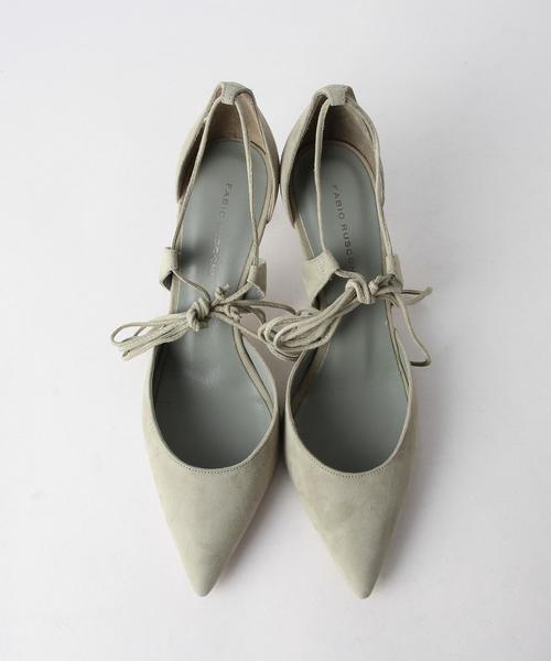 FABIO RUSCONI（ファビオルスコーニ）の「###[ファビオ ルスコーニ]FABIO RUSCONI KF POINTED M パンプス◆（パンプス・レディース・ライトグレー/オリーブ・36/37/38）」の3枚目の写真