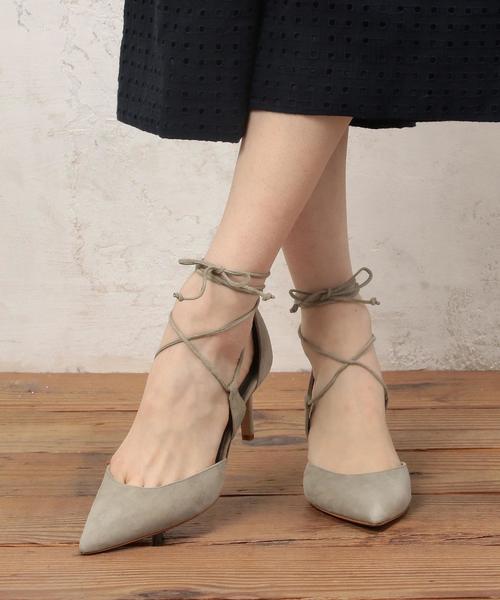 FABIO RUSCONI（ファビオルスコーニ）の「###[ファビオ ルスコーニ]FABIO RUSCONI KF POINTED M パンプス◆（パンプス・レディース・ライトグレー/オリーブ・36/37/38）」の9枚目の写真