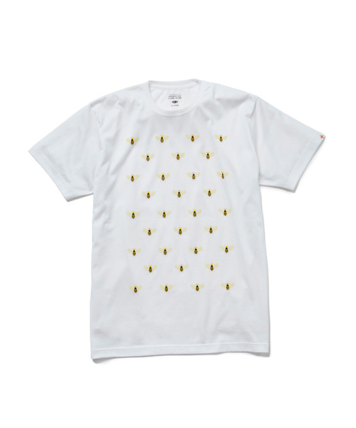 HEAD PORTER(ヘッドポーター)の「THE BEE TEE(Tシャツ/カットソー・メンズ・ブラック/ホワイト・MEDIUM/SMALL/LARGE/X-LARGE)」の1枚目の写真