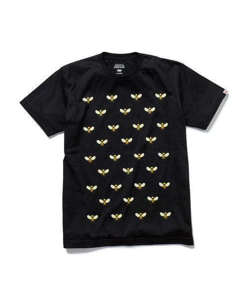 HEAD PORTER(ヘッドポーター)の「THE BEE TEE(Tシャツ/カットソー・メンズ・ブラック/ホワイト・MEDIUM/SMALL/LARGE/X-LARGE)」の2枚目の写真