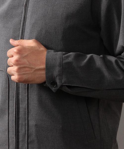 BEAUTY&YOUTH UNITED ARROWS（ビューティーアンドユースユナイテッドアローズ）の「BY ∴ TR ウェザー ジップブルゾン◆（ブルゾン・メンズ・ブラック/ダークグレー・SMALL/MEDIUM/X-LARGE/LARGE）」の4枚目の写真