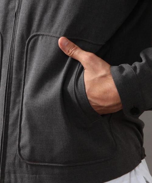 BEAUTY&YOUTH UNITED ARROWS（ビューティーアンドユースユナイテッドアローズ）の「BY ∴ TR ウェザー ジップブルゾン◆（ブルゾン・メンズ・ブラック/ダークグレー・SMALL/MEDIUM/X-LARGE/LARGE）」の5枚目の写真