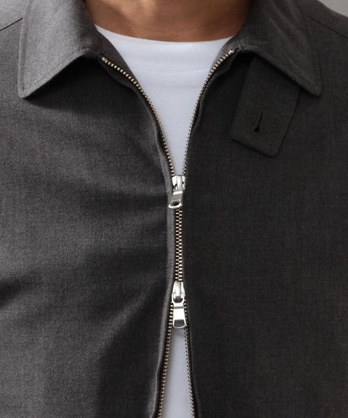 BEAUTY&YOUTH UNITED ARROWS（ビューティーアンドユースユナイテッドアローズ）の「BY ∴ TR ウェザー ジップブルゾン◆（ブルゾン・メンズ・ブラック/ダークグレー・SMALL/MEDIUM/X-LARGE/LARGE）」の16枚目の写真