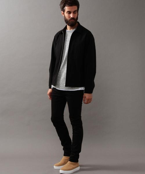 BEAUTY&YOUTH UNITED ARROWS（ビューティーアンドユースユナイテッドアローズ）の「BY ∴ TR ウェザー ジップブルゾン◆（ブルゾン・メンズ・ブラック/ダークグレー・SMALL/MEDIUM/X-LARGE/LARGE）」の6枚目の写真