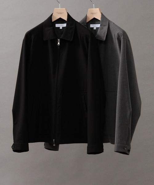 BEAUTY&YOUTH UNITED ARROWS（ビューティーアンドユースユナイテッドアローズ）の「BY ∴ TR ウェザー ジップブルゾン◆（ブルゾン・メンズ・ブラック/ダークグレー・SMALL/MEDIUM/X-LARGE/LARGE）」の8枚目の写真