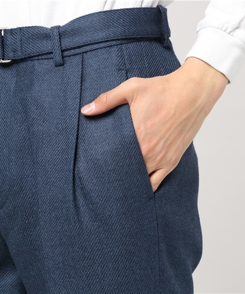 ABAHOUSE（アバハウス）の「ハイランドウールボタニーイージーパンツ（スラックス・メンズ・ブラック/モカ/ブルー・44/46/48）」の9枚目の写真