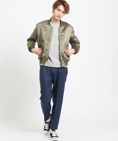 ABAHOUSE（アバハウス）の「ハイランドウールボタニーイージーパンツ（スラックス・メンズ・ブラック/モカ/ブルー・44/46/48）」の14枚目の写真