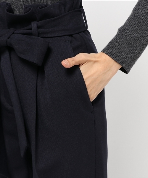 HELIOPOLE(エリオポール)の「【WEB限定】フラノリボンベルトパンツ(その他パンツ・レディース・ベージュ/キャメル/ネイビー・38/36)」の12枚目の写真
