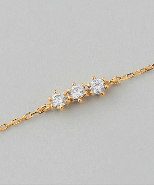 ANEMONE（アネモネ）の「ビジューラインブレスレット［ジャルビジュー］（ブレスレット・レディース・ゴールド・FREE）」の3枚目の写真