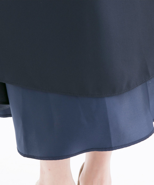 PourVous(プールヴー)の「2WAYワンピースドレス 大きいサイズ ロング&ノースリーブ 結婚式 フォーマル オケージョンドレス お呼ばれ 二次会 成人式 (ドレス・レディース・ネイビー/ブラック・L/M/S/XL/4L/XXL)」の18枚目の写真