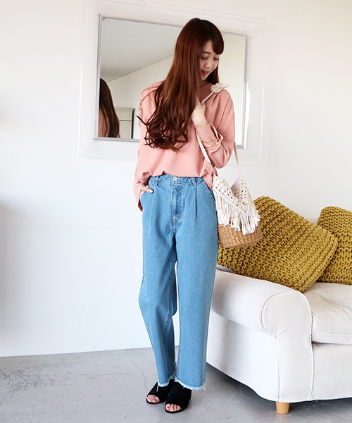 N.（N. Natural Beauty Basic）（エヌエヌナチュラルビューティーベーシック）の「タックドレープスリットスリーブブラウス（シャツ/ブラウス・レディース・ホワイト/ピンク/グレー・MEDIUM）」の13枚目の写真