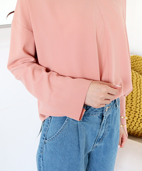 N.（N. Natural Beauty Basic）（エヌエヌナチュラルビューティーベーシック）の「タックドレープスリットスリーブブラウス（シャツ/ブラウス・レディース・ホワイト/ピンク/グレー・MEDIUM）」の17枚目の写真