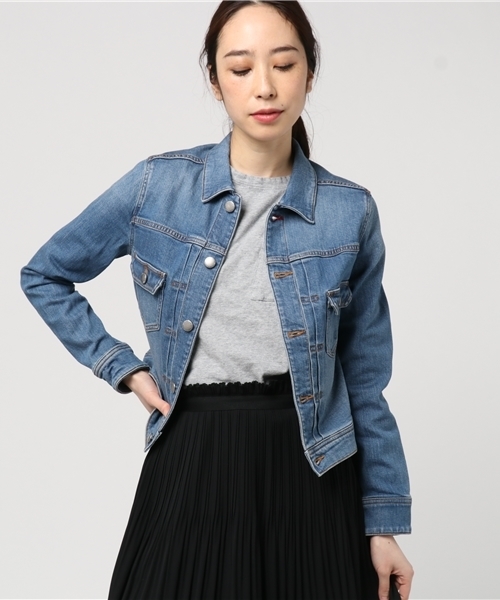 GUILD PRIME（ギルドプライム）の「【GUILD PRIME】WOMENS Gジャン（デニムジャケット・レディース・インディゴブルー・36/34）」の14枚目の写真