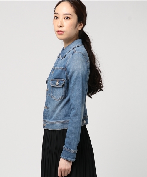 GUILD PRIME（ギルドプライム）の「【GUILD PRIME】WOMENS Gジャン（デニムジャケット・レディース・インディゴブルー・36/34）」の3枚目の写真