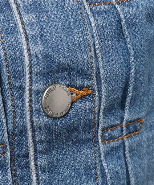 GUILD PRIME（ギルドプライム）の「【GUILD PRIME】WOMENS Gジャン（デニムジャケット・レディース・インディゴブルー・36/34）」の10枚目の写真