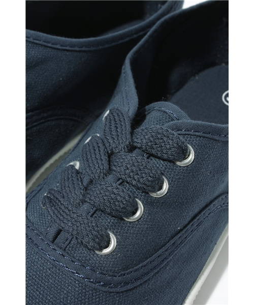 coen（コーエン）の「キャンパスレースアップスニーカー（スニーカー・レディース・ネイビー/グレー・SMALL/MEDIUM/LARGE）」の8枚目の写真