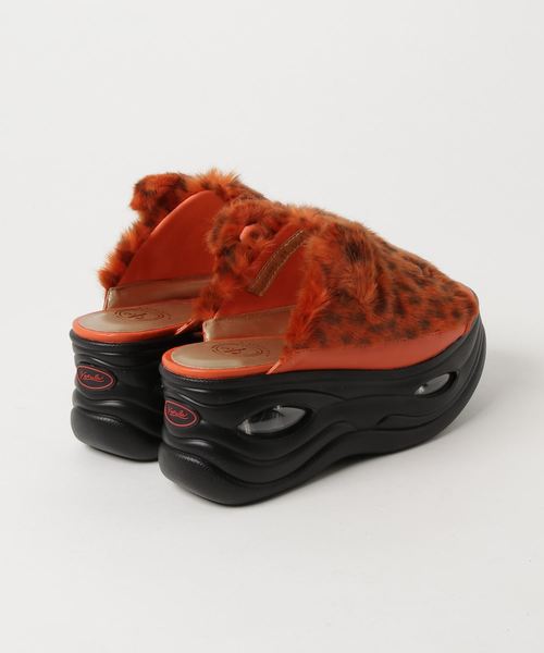 YOSUKE（ヨースケ）の「「YOSUKE/ヨースケ」厚底ふわふわネコサンダル（サンダル・レディース・ピンク/ブラック/アイボリー/ベージュ系その他/オレンジ系その他・24.5/22.5/23.5/23/24）」の6枚目の写真