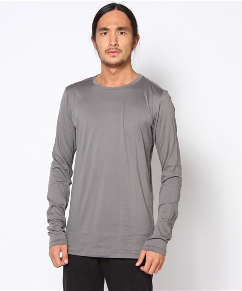 lot holon(ロットホロン)の「crewneck p/o l/s(Tシャツ/カットソー・メンズ・ネイビー/ホワイト/チャコールグレー/ブラック・46/44)」の3枚目の写真