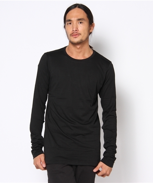 lot holon(ロットホロン)の「crewneck p/o l/s(Tシャツ/カットソー・メンズ・ネイビー/ホワイト/チャコールグレー/ブラック・46/44)」の2枚目の写真