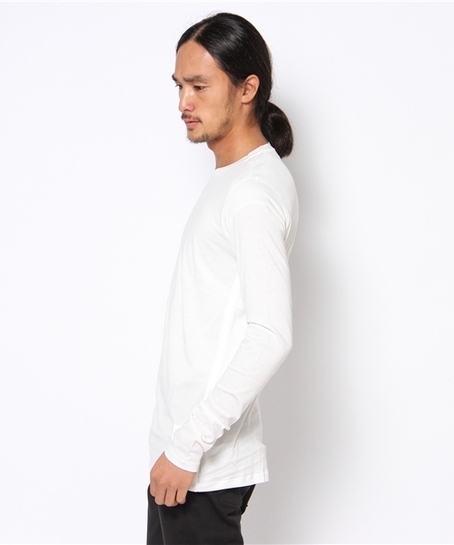 lot holon(ロットホロン)の「crewneck p/o l/s(Tシャツ/カットソー・メンズ・ネイビー/ホワイト/チャコールグレー/ブラック・46/44)」の5枚目の写真