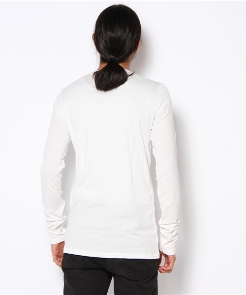 lot holon(ロットホロン)の「crewneck p/o l/s(Tシャツ/カットソー・メンズ・ネイビー/ホワイト/チャコールグレー/ブラック・46/44)」の6枚目の写真