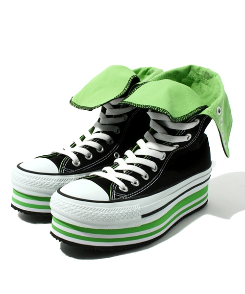 コンバース　厚底　ALL STAR PLT ST KNEE-HI 24.5 CONVERSE（コンバース）の「ALL STAR PLT ST KNEE-HI