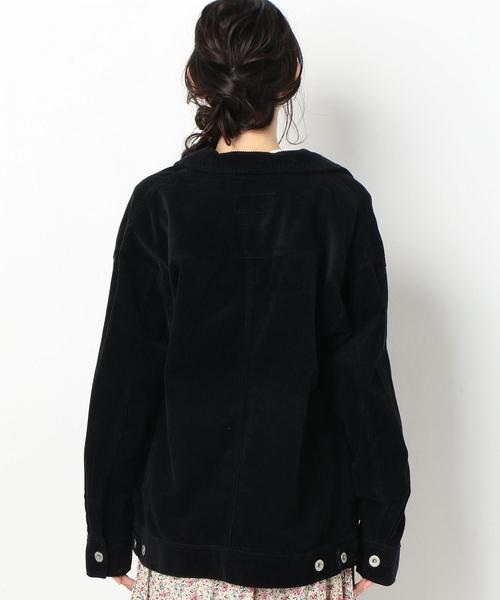 Another Edition（アナザーエディション）の「BIG G-JK（デニムジャケット・レディース・ブラック/コバルトブルー・SMALL/MEDIUM）」の9枚目の写真