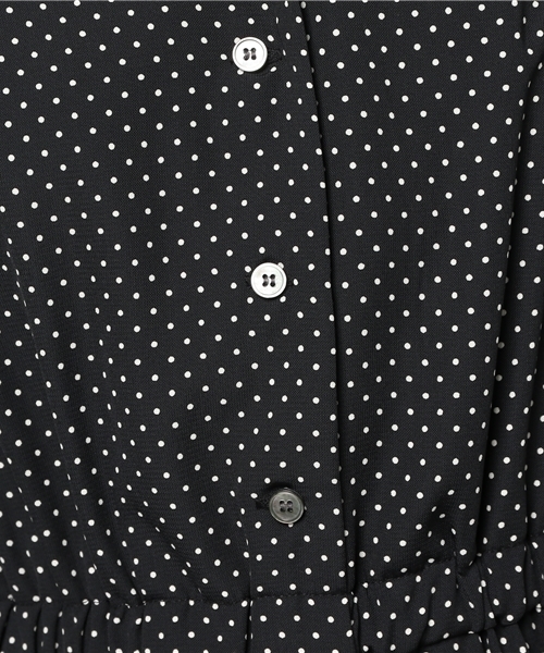 ottilie（オティーリエ）の「ドット柄ワンピース（ワンピース・レディース・ブラック/ネイビー・FREE）」の9枚目の写真