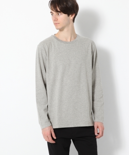 GLOBAL WORK（グローバルワーク）の「シルキーピーチ長袖ＴＥＥ（Tシャツ/カットソー・メンズ・ネイビー/グレー/ホワイト系その他/ブラウン系その他・SMALL/MEDIUM/LARGE/X-LARGE）」の3枚目の写真