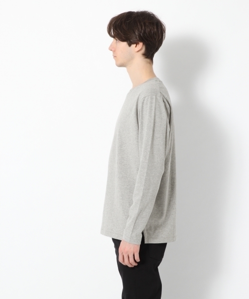 GLOBAL WORK（グローバルワーク）の「シルキーピーチ長袖ＴＥＥ（Tシャツ/カットソー・メンズ・ネイビー/グレー/ホワイト系その他/ブラウン系その他・SMALL/MEDIUM/LARGE/X-LARGE）」の7枚目の写真