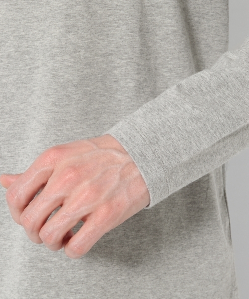 GLOBAL WORK（グローバルワーク）の「シルキーピーチ長袖ＴＥＥ（Tシャツ/カットソー・メンズ・ネイビー/グレー/ホワイト系その他/ブラウン系その他・SMALL/MEDIUM/LARGE/X-LARGE）」の8枚目の写真