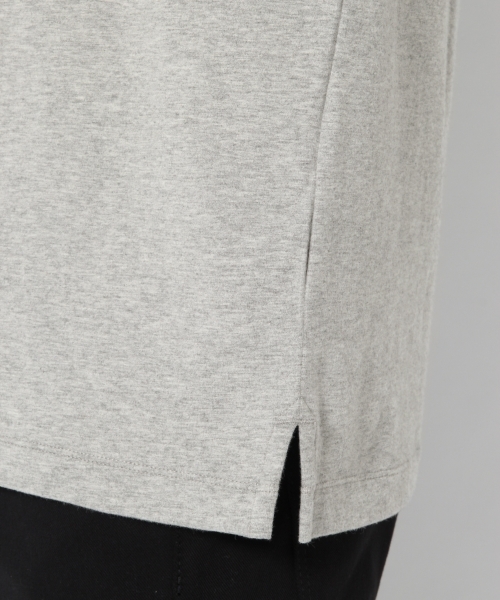 GLOBAL WORK（グローバルワーク）の「シルキーピーチ長袖ＴＥＥ（Tシャツ/カットソー・メンズ・ネイビー/グレー/ホワイト系その他/ブラウン系その他・SMALL/MEDIUM/LARGE/X-LARGE）」の6枚目の写真