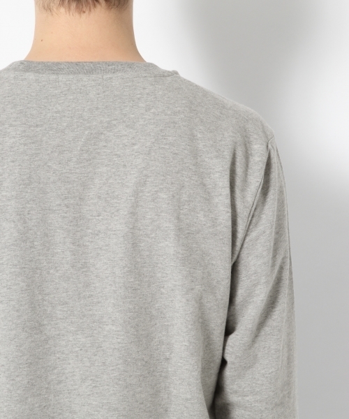 GLOBAL WORK（グローバルワーク）の「シルキーピーチ長袖ＴＥＥ（Tシャツ/カットソー・メンズ・ネイビー/グレー/ホワイト系その他/ブラウン系その他・SMALL/MEDIUM/LARGE/X-LARGE）」の13枚目の写真