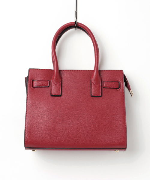 PLAIN CLOTHING（プレーンクロージング）の「ミニマルスクエア2wayバッグ【PLAIN CLOTHING】（ショルダーバッグ・レディース・ブラック/ネイビー/キャメル/モカ/グレー/ボルドー/ベージュ・FREE）」の16枚目の写真