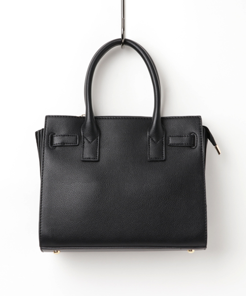 PLAIN CLOTHING（プレーンクロージング）の「ミニマルスクエア2wayバッグ【PLAIN CLOTHING】（ショルダーバッグ・レディース・ブラック/ネイビー/キャメル/モカ/グレー/ボルドー/ベージュ・FREE）」の21枚目の写真