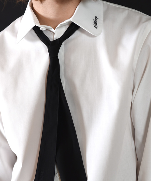 MILKBOY（ミルクボーイ）の「TIED シャツ（シャツ/ブラウス・メンズ・ブラック/オフホワイト/サックスブルー/ナチュラル・FREE）」の15枚目の写真