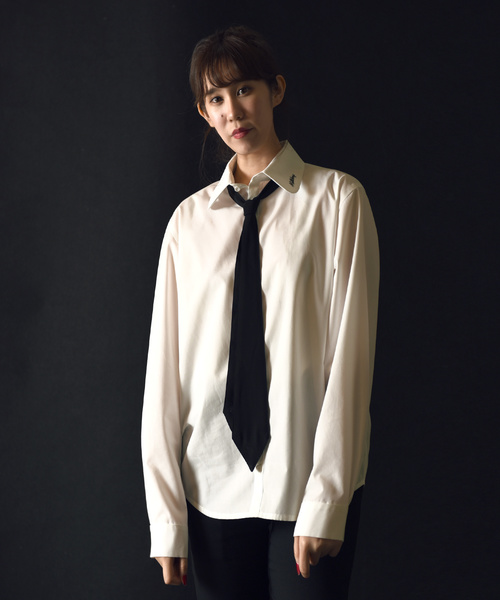 MILKBOY（ミルクボーイ）の「TIED シャツ（シャツ/ブラウス・メンズ・ブラック/オフホワイト/サックスブルー/ナチュラル・FREE）」の8枚目の写真