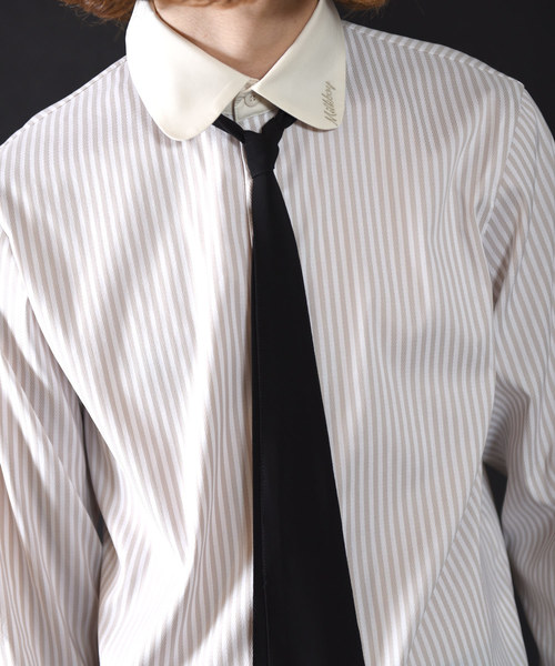 MILKBOY（ミルクボーイ）の「TIED シャツ（シャツ/ブラウス・メンズ・ブラック/オフホワイト/サックスブルー/ナチュラル・FREE）」の10枚目の写真