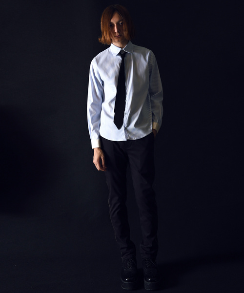 MILKBOY（ミルクボーイ）の「TIED シャツ（シャツ/ブラウス・メンズ・ブラック/オフホワイト/サックスブルー/ナチュラル・FREE）」の5枚目の写真