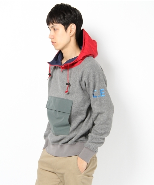 BEAMS（ビームス）の「C.E / N/F PARKA（パーカー・メンズ・グレー・MEDIUM/LARGE）」の2枚目の写真