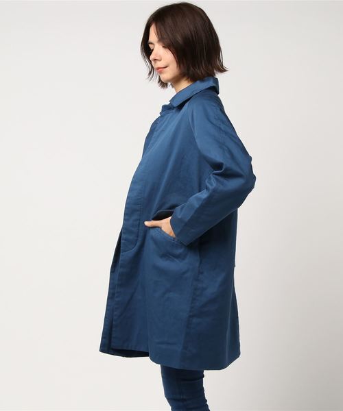 LBC（エルビーシー）の「ステンカラーコート                       （ステンカラーコート・レディース・ブルー/ベージュ/イエロー・LARGE/MEDIUM）」の6枚目の写真