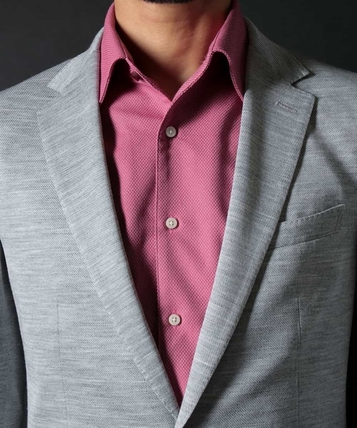 MICHEL KLEIN HOMME (ミッシェルクランオム)の「ジャケット(セオαラミーテックジャージー)(テーラードジャケット・メンズ・ネイビー/グレー・LARGE/X-LARGE/XX-LARGE/MEDIUM/SMALL)」の8枚目の写真