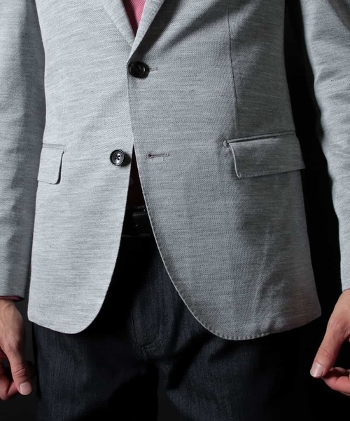 MICHEL KLEIN HOMME (ミッシェルクランオム)の「ジャケット(セオαラミーテックジャージー)(テーラードジャケット・メンズ・ネイビー/グレー・LARGE/X-LARGE/XX-LARGE/MEDIUM/SMALL)」の12枚目の写真