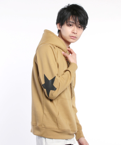 astro starlight パーカー ASTRONOMY（アストロノミー）の「星柄 スター エルボー プリント 裏毛