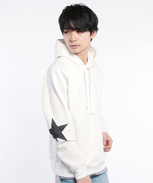 ASTRONOMY（アストロノミー）の「星柄 スター エルボー プリント 裏毛