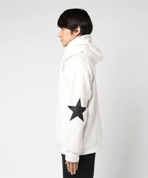 ASTRONOMY（アストロノミー）の「星柄 スター エルボー プリント 裏毛