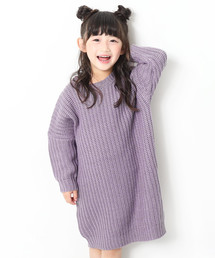 devirock | 畦編みニットワンピース セーター(ワンピース)
