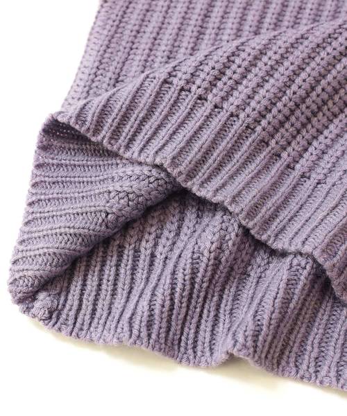 devirock(デビロック)の「畦編みニットワンピース セーター(ワンピース・キッズ・ベージュ/モカ/ラベンダー/イエロー系その他/ワイン・130cm/140cm/120cm/150cm/160cm/110cm/100cm)」の14枚目の写真