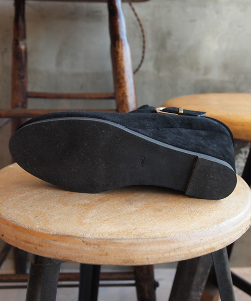 BEAUTY&YOUTH UNITED ARROWS（ビューティーアンドユースユナイテッドアローズ）の「BYSF ∵サイドゴアベルトウェッジショートブーツ （bl） ◆（ブーティ・レディース・オリーブ/グレー/ブラック/ネイビー・37/38/35/36）」の13枚目の写真